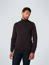 No Excess Mannen Roll Neck Pullover Coffee