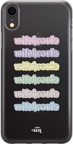 iPhone XR Case - Wildhearts Thick Colors - xoxo Wildhearts Transparant Case