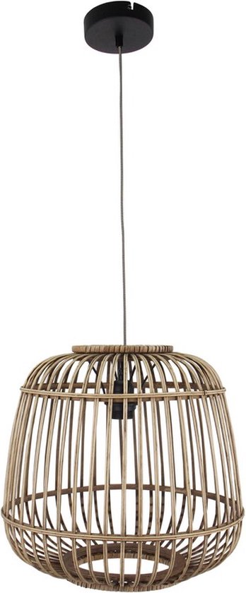 Suspension Chericoni Trapèze - 1 lumière - Ø 40 cm; Bamboe Nature