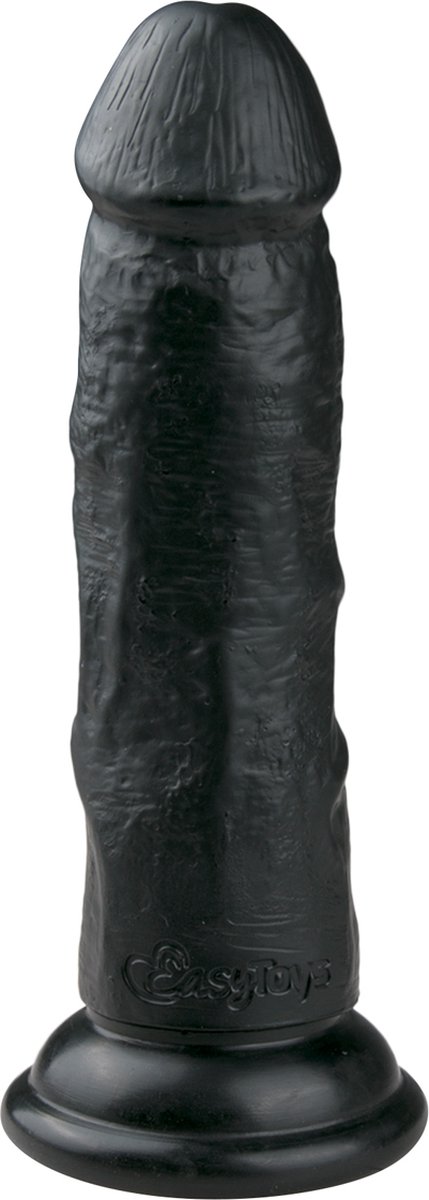 Goedkoopste EasyToys - Realistische Dildo met Zuignap - 15,5 cm - Dildo's - Sex Toys voor Vrouwen en Mannen - Dildo Mannen Anaal - Zwart