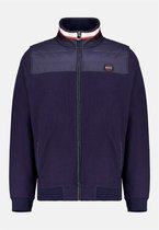 DEELUXE Sweater met rits van bi-materiaalTRAVEL Night Blue