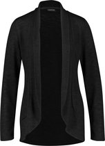 TAIFUN Dames Open vest Schwarz-36