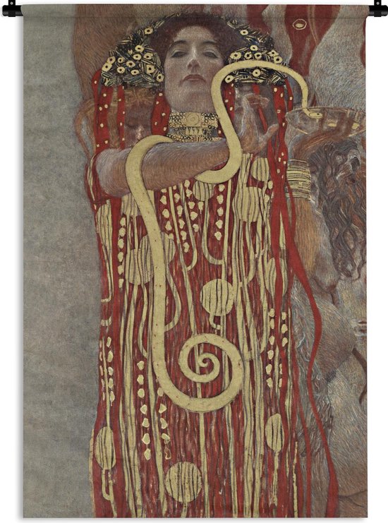 Tenture murale - Tissu mural - Hygieia - Gustav Klimt - 90x135 cm - Tapisserie