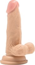 Realistic Cock - 6" - With Scrotum - Skin - Realistic Dildos