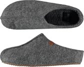 Heren instap slippers/pantoffels grijs maat 45-46