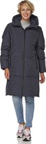 Leeds puffer wintercoat recycled polyester india ink-S