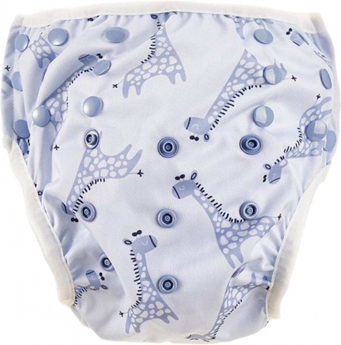 HappyBear | Zwemluier - Blue Giraffe | 0-3 jaar | Wasbaar | Licht en compact - handig voor op reis | Goede pasvorm door elastische sluiting HappyBear | Zwemluier - Blue Giraffe | 0-3 jaar | Wasbaar | Licht en compact - handig voor op reis | Goede pasvorm door elastische sluiting