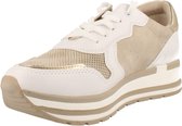 MARCO TOZZI  dames sneaker off white/bone WIT 38