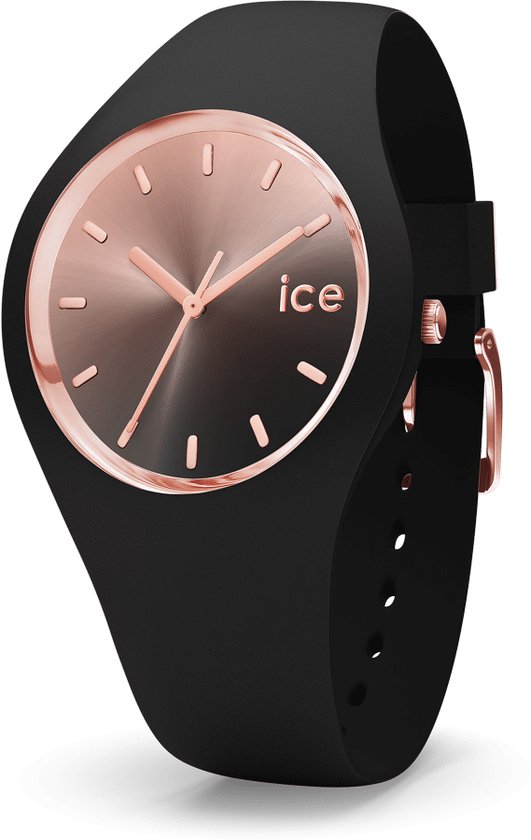 Ice-Watch Sunset IW015748 Horloge - Siliconen - Zwart - âˆ…  40 mm