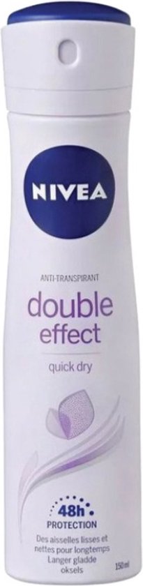 NIVEA Double Effect - 6 x 150 ml - Voordeelverpakking - Deodorant Spray - NIVEA