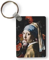 Sleutelhanger - Meisje met de parel - Vermeer - Jan Davidsz de Heem - Uitdeelcadeautjes - Plastic