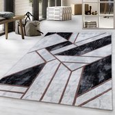 Roze Tapijt Laagpolig Vloerkleed - 240x340cm- Modern - Woonkamer - Salon - Slaapkamer - Eetkamer