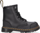 Dr Martens 1460 Overlay K Veterboots - Laarzen Met Veters - Meisjes - Zwart - Maat 24