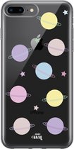 iPhone 7/8 Plus Case - Colorful Planets - xoxo Wildhearts Transparant Case