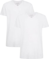 Bamboo Basics - Heren T-Shirt - V hals - Wit