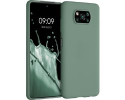 kwmobile telefoonhoesje geschikt voor Xiaomi Poco X3 NFC / Poco X3 Pro - Hoesje voor smartphone - Back cover in dennengroen