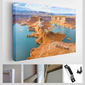 Lake Powell National Park landschap foto's - moderne kunst canvas - horizontaal - 1791159725