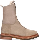 Shabbies 181020361 Enkelboots -  Enkellaarsjes - Dames - Taupe - Maat 39