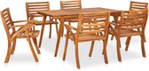 Decoways - 7-delige Tuinset massief acaciahout