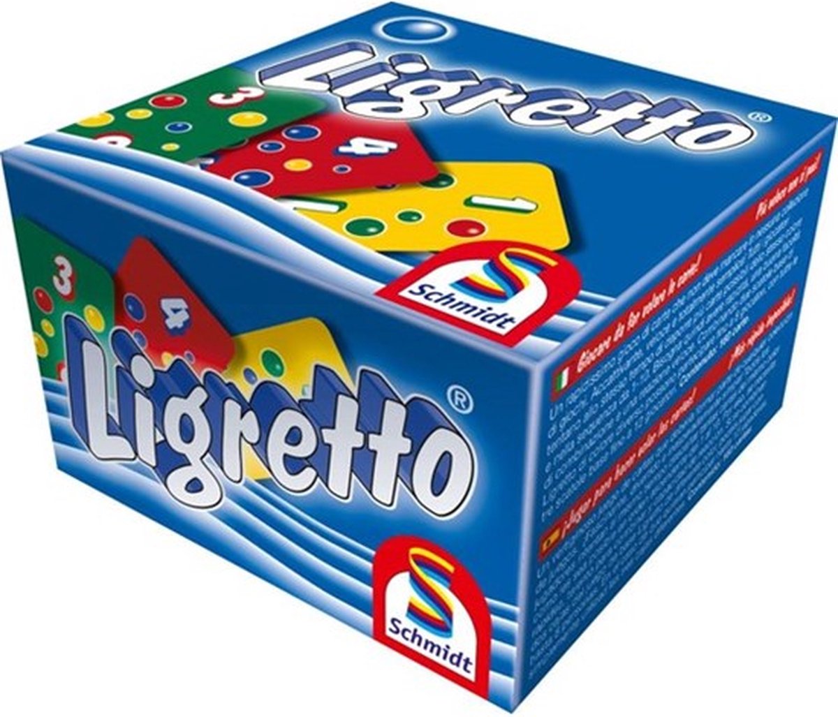 Ligretto Blauw Kaartspel – 999 Games – Snel Reactiespel voor 2-4 Spelers – Vanaf 8 Jaar – Actiespel voor Familie & Vrienden