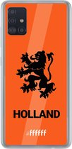 6F hoesje - geschikt voor Samsung Galaxy A51 -  Transparant TPU Case - Nederlands Elftal - Holland #ffffff