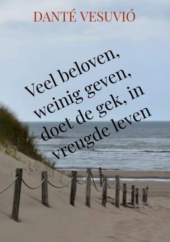 Veel beloven, weinig geven, doet de