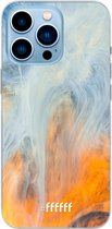 6F hoesje - geschikt voor iPhone 13 Pro Max - Transparant TPU Case - Fire Against Water #ffffff