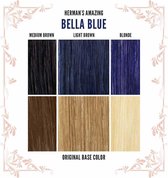 Hermans Amazing Haircolor Semi permanente haarverf Bella Blue Blauw