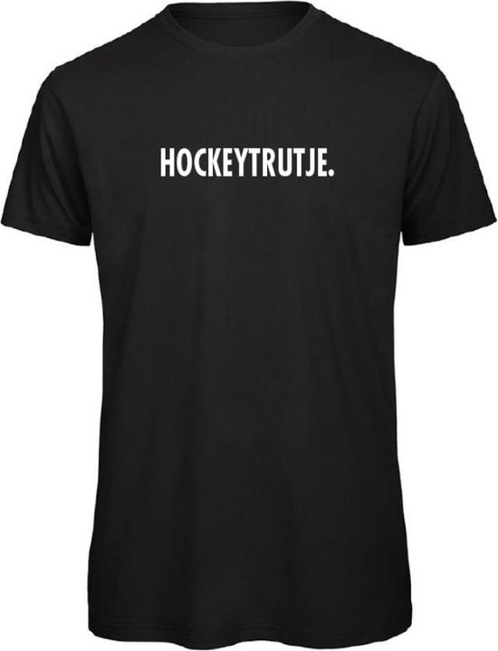 T-shirt Zwart M - Hockeytrutje - wit - soBAD. | T-shirt unisex | T-shirt mannen | T-shirt dames | Hockey | Oranje