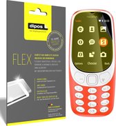 dipos I 3x Beschermfolie 100% compatibel met Nokia 3310 Folie I 3D Full Cover screen-protector