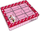 sieradendoosje Minnie Mouse meisjes hout roze/rood