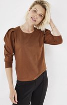 Mexx T-shirt Top 3 4 Sleeve Xc2153016w 171142-brown Dames Maat - XXL