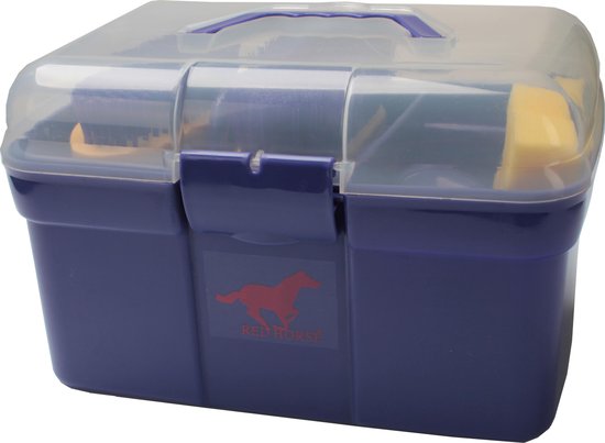 Poetskist - Paars - Poetsbox paardenverzorging verzorgingset poetsspullen paarden borstelen Poetskist - Paars - Poetsbox paardenverzorging verzorgingset poetsspullen paarden borstelen