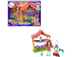 foto van Enchantimals Savanna slaapfeestje speelset