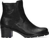 Gabor 800.1 Enkellaarsjes - Enkelboots met rits - Dames - Zwart - Maat 38