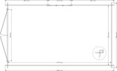 Blokhut plat dak 300 x 500cm met raam