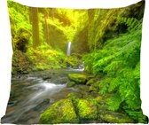 Sierkussens - Kussentjes Woonkamer - 40x40 cm - Prachtig plaatje jungle