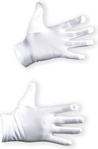 Handschoenen - Wit Satijn - Circa 20 cm - Piet Attribuut - Een Paar