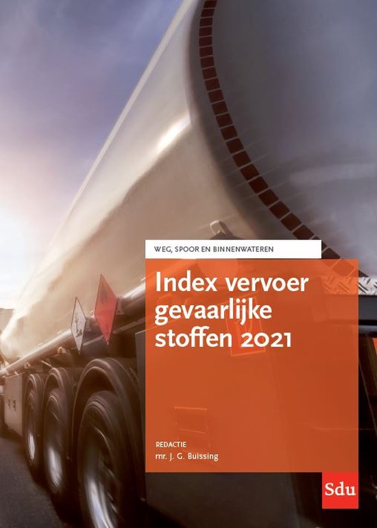 Index vervoer gevaarlijke stoffen 2021 - cover