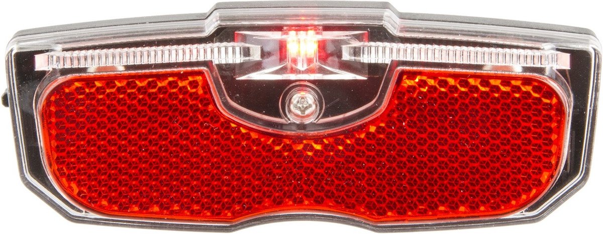 Falkx Tunnel LED achterlicht - Praktisch - Veilig - 80mm - Inclusief batterijen