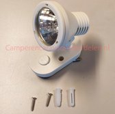 Opbouwspot klein (WIT) 10 Watt.-G4 steekfitting  OP=OP