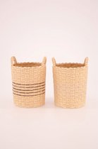 - planter porselein ø9.5x13cm c / 2 - multi - 95x132x