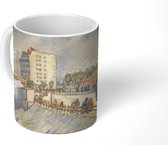 Mok - Koffiemok - Poort in de verdedigingswerken van Parijs - Vincent van Gogh - Mokken - 350 ML - Beker - Koffiemokken - Theemok