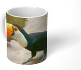 Mok - Reuzentoekan bij een meertje - 350 ML - Beker