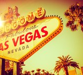 Welcome to Fabulous Las Vegas bord onder felle zon - Fotobehang (in banen) - 250 x 260 cm
