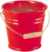 emmer met handvat 1,5 liter rood