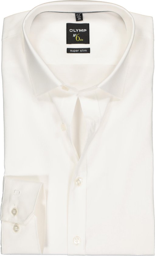 OLYMP No. Six super slim fit overhemd - Strijkvriendelijk - Boordmaat: