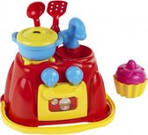 beach picnic keukenset 5-delig rood