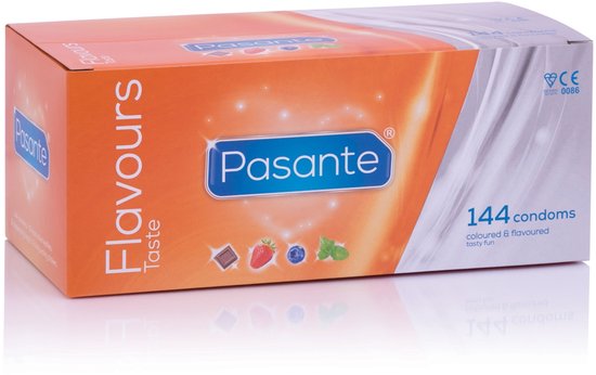 Pasante Flavours - 144 stuks - Condooms