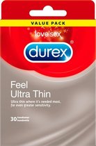 Durex - Feel Ultra Dun condooms 30 stuks